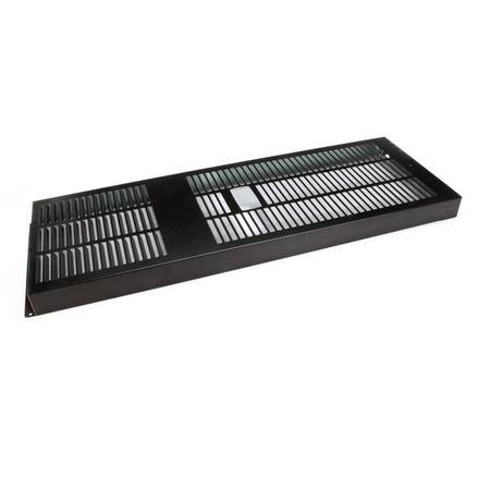 PERLICK Grille, Front, Back Bar, Black 68540-1B